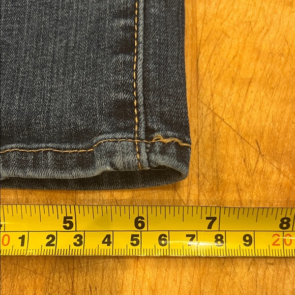 Denizen Levi’s Dark Blue Denim Stretch Jeans mid rise slim 10s 30x28 - Picture 8 of 8